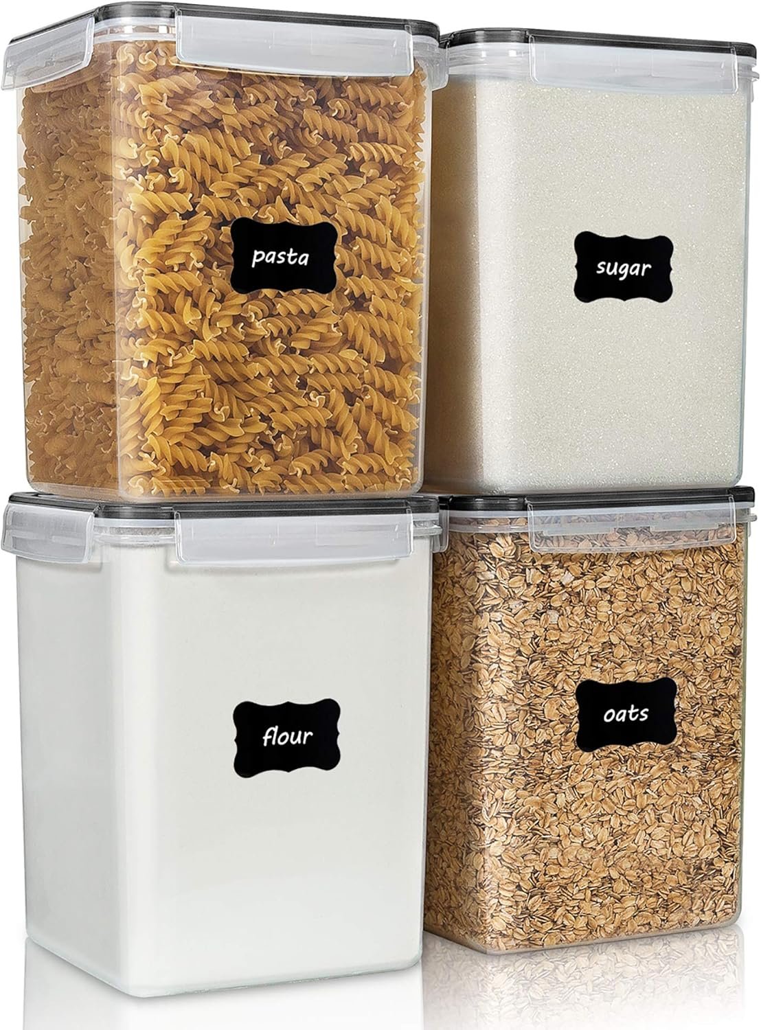 Vtopmart 5.2L airtight food canisters, 4-pack